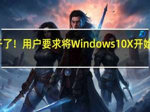 标准版用户不干了！用户要求将Windows 10X开始菜单带入标准版系统