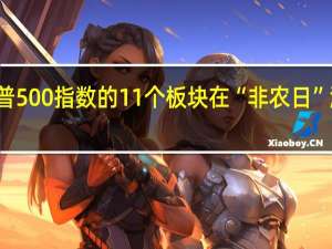 标普500指数的11个板块在“非农日”涨跌各异