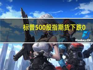 标普500股指期货下跌0.2%触及周二盘前新低