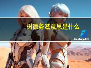 树德务滋意思是什么