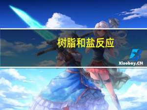 树脂和盐反应