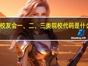 校友会一、二、三类院校代码是什么意思