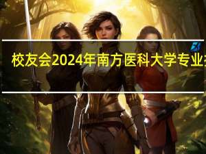 校友会2024年南方医科大学专业排名