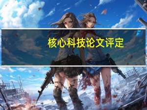 核心科技论文评定