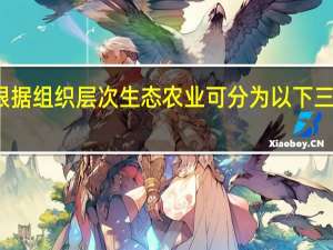 根据组织层次生态农业可分为以下三种模式