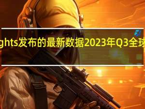 根据 TechInsights 发布的最新数据 2023 年 Q3 全球智能手机出货量为 2.96 亿部