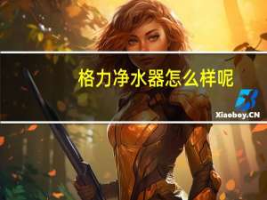 格力净水器怎么样呢
