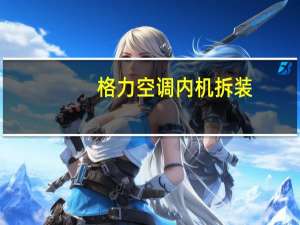 格力空调内机拆装