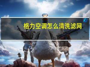 格力空调怎么清洗滤网