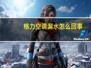 格力空调漏水怎么回事