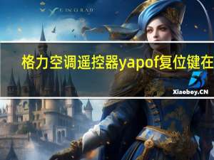 格力空调遥控器yapof复位键在哪