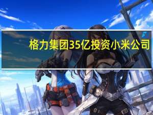格力集团35亿投资小米公司（格力集团35亿投资小米）