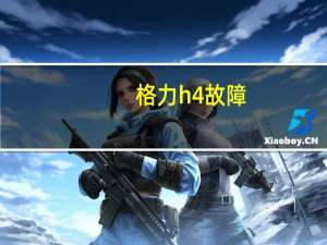 格力h4故障