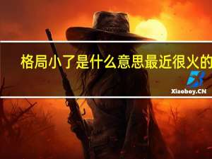 格局小了是什么意思最近很火的梗（格局小了是什么意思）