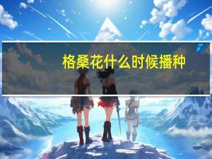 格桑花什么时候播种