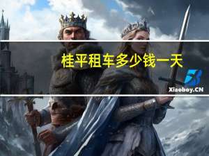 桂平租车多少钱一天