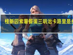 桂新园 紫薯餐蛋三明治卡路里是多少
