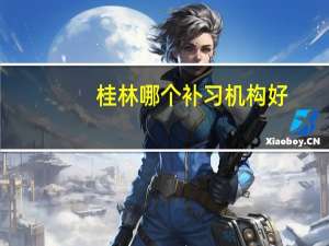 桂林哪个补习机构好