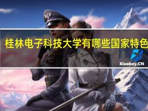桂林电子科技大学有哪些国家特色专业