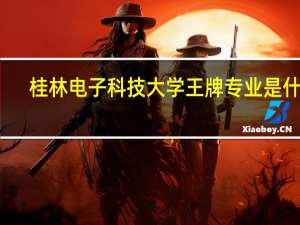 桂林电子科技大学王牌专业是什么