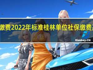 桂林社保缴费2022年标准 桂林单位社保缴费基数及比例一览