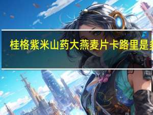 桂格 紫米山药大燕麦片卡路里是多少