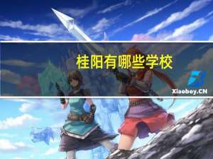 桂阳有哪些学校