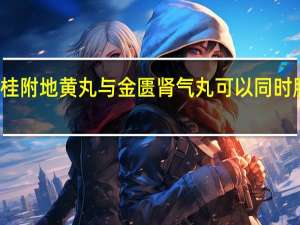 桂附地黄丸与金匮肾气丸可以同时服用吗（桂附地黄丸与金匮肾气丸的区别）