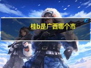 桂b是广西哪个市