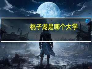 桃子湖是哪个大学
