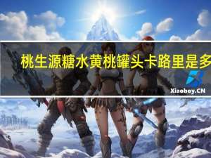 桃生源 糖水黄桃罐头卡路里是多少