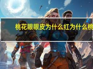 桃花眼眼皮为什么红 为什么桃花眼的眼角是红的