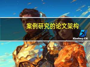 案例研究的论文架构