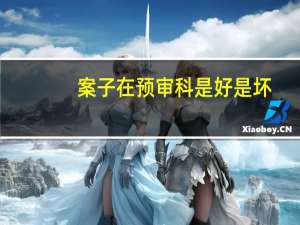 案子在预审科是好是坏