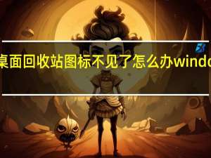 桌面回收站图标不见了怎么办windows10