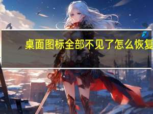 桌面图标全部不见了怎么恢复（显示桌面图标不见了如何恢复）