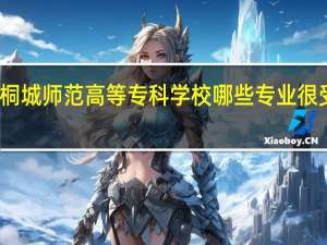 桐城师范高等专科学校哪些专业很受欢迎