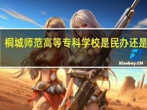 桐城师范高等专科学校是民办还是公办