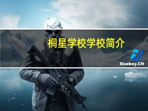桐星学校学校简介
