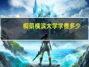 桐荫横滨大学学费多少