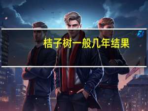 桔子树一般几年结果
