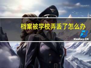 档案被学校弄丢了怎么办