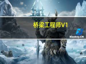 桥梁工程师 V1.4 简体中文版（桥梁工程师 V1.4 简体中文版功能简介）