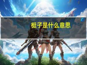 梃子是什么意思