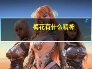 梅花有什么精神