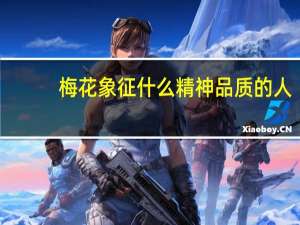 梅花象征什么精神品质的人