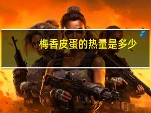 梅香 皮蛋的热量是多少