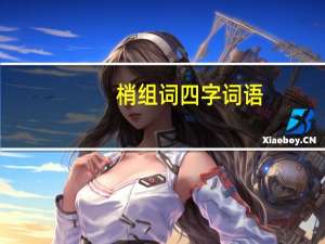 梢组词四字词语（梢组词和拼音）