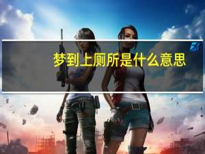 梦到上厕所是什么意思