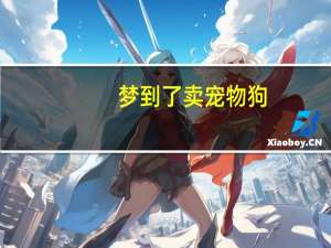 梦到了卖宠物狗